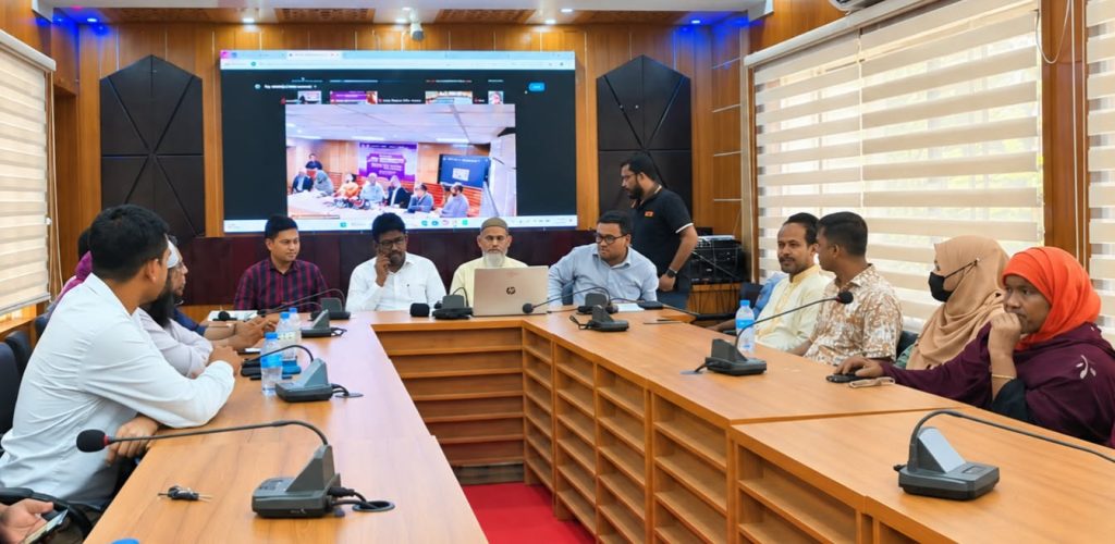বানিয়াচংয়ে ফ্যামিলি কার্ড কার্যক্রমের অবহিত করন প্রেস কনফারেন্স অনুষ্ঠিত